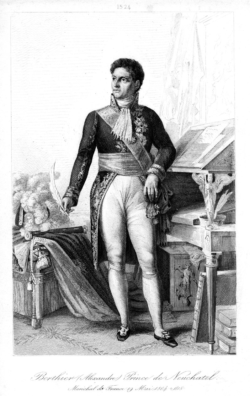 Louis Alexandre Berthier 1753-1815, Ranskan marsalkka, 1839. tekijältä Contenau
