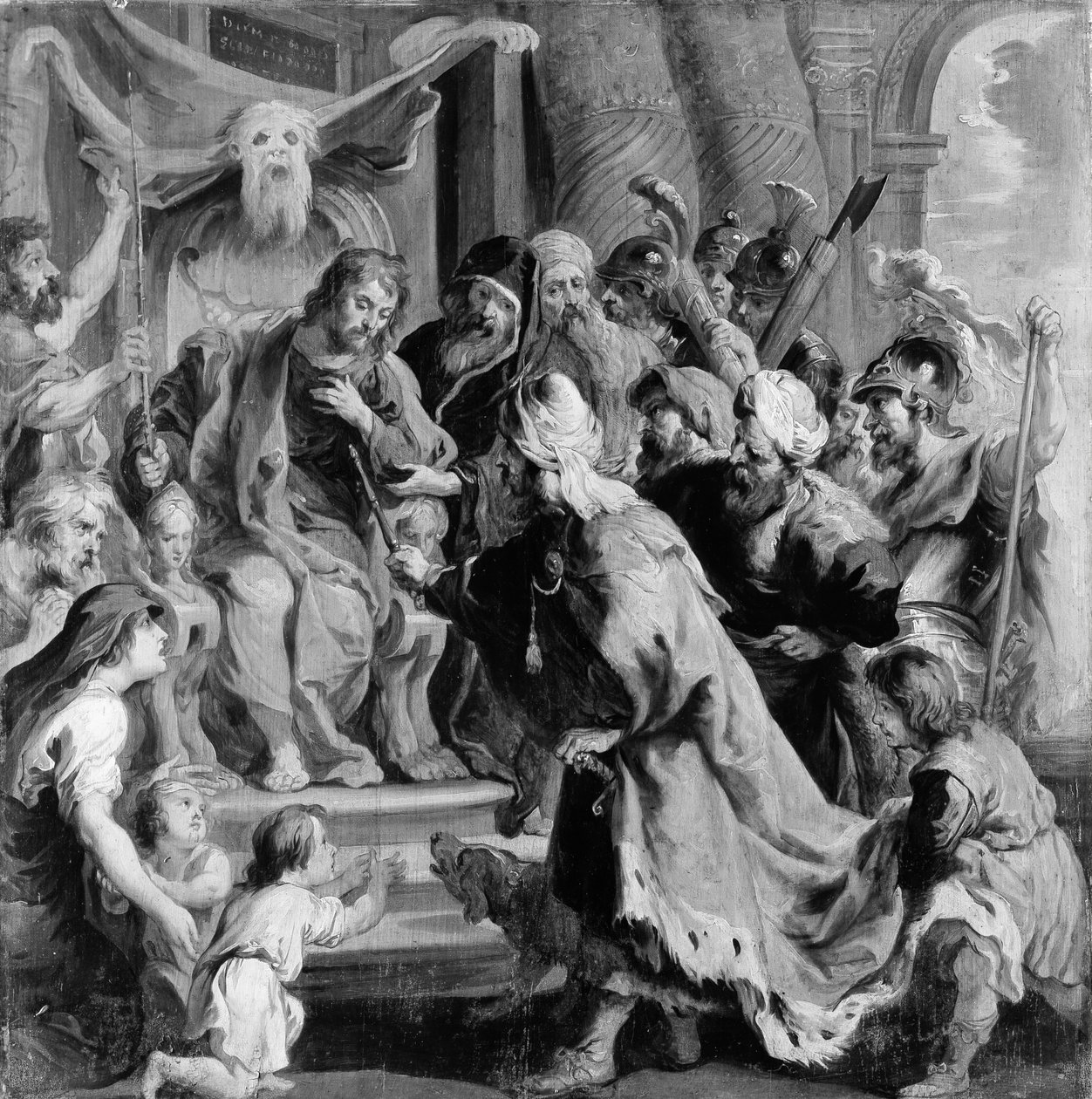 Cambyses nimittää Otanesin tuomariksi. tekijältä Copy after Peter Paul Rubens