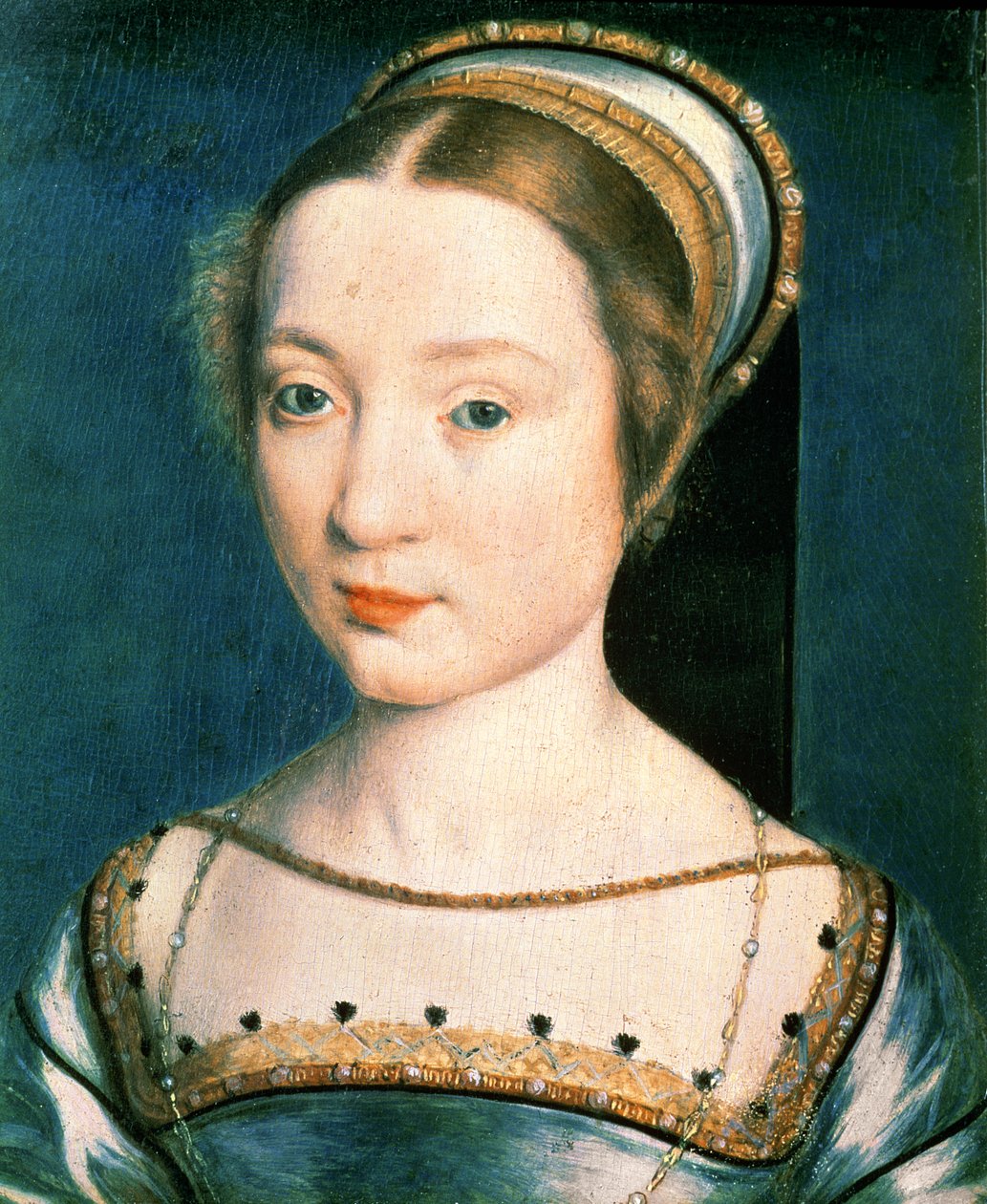 Kuningatar Clauden muotokuva (1499-1524) tekijältä Corneille de Lyon