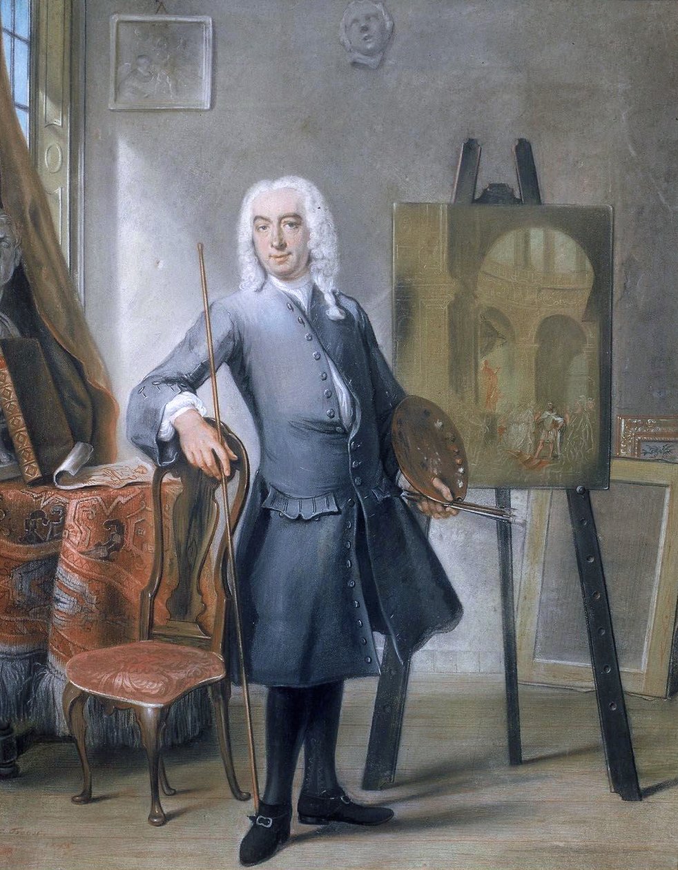 Zelfportret tekijältä Cornelis Troost