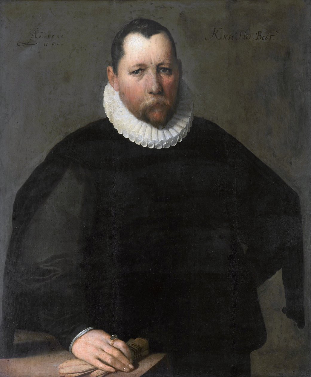 Pieter Jansz.Kiesin (1536-1597) muotokuva tekijältä Cornelis van Haarlem
