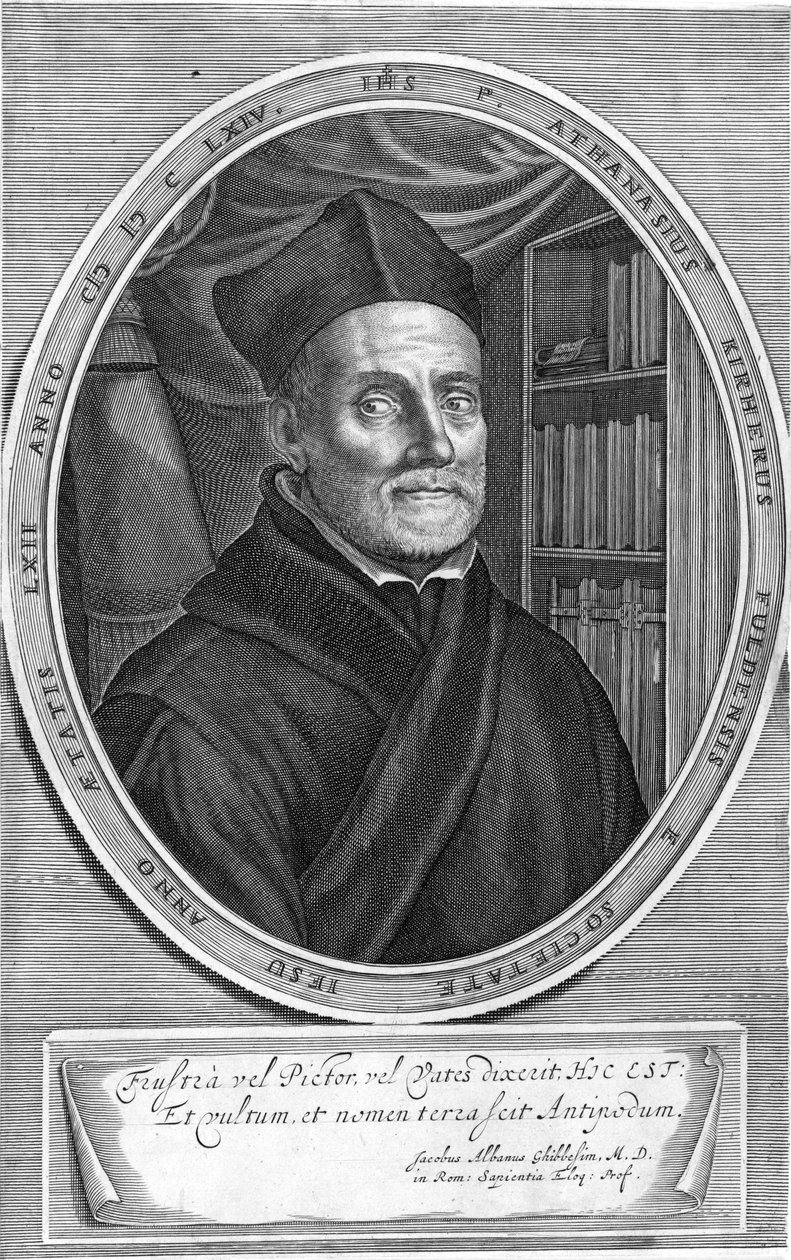 Kuvattu henkilö: Athanasius Kircher tekijältä Cornelis Bloemaert