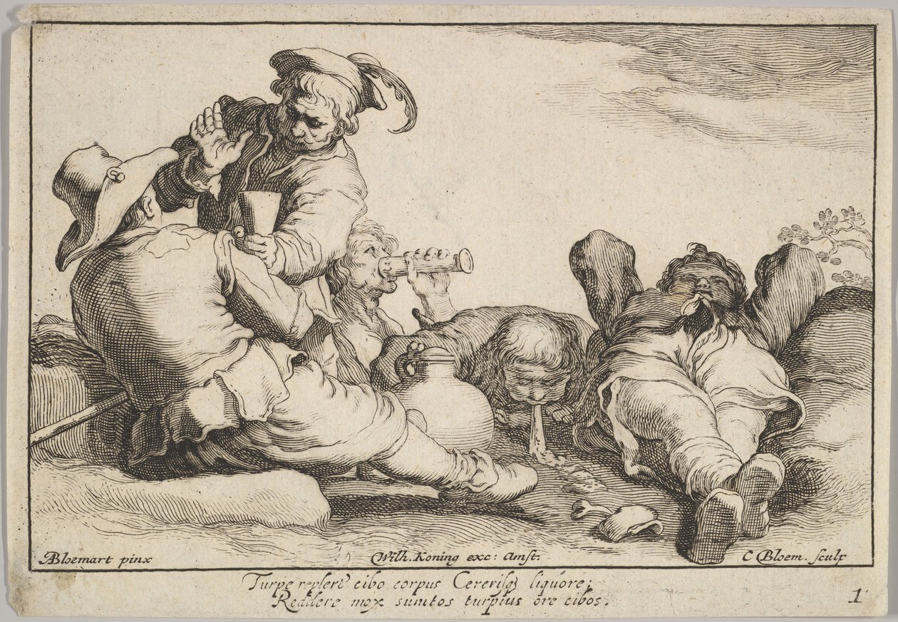 Ammatin ilot. tekijältä Cornelis Bloemaert