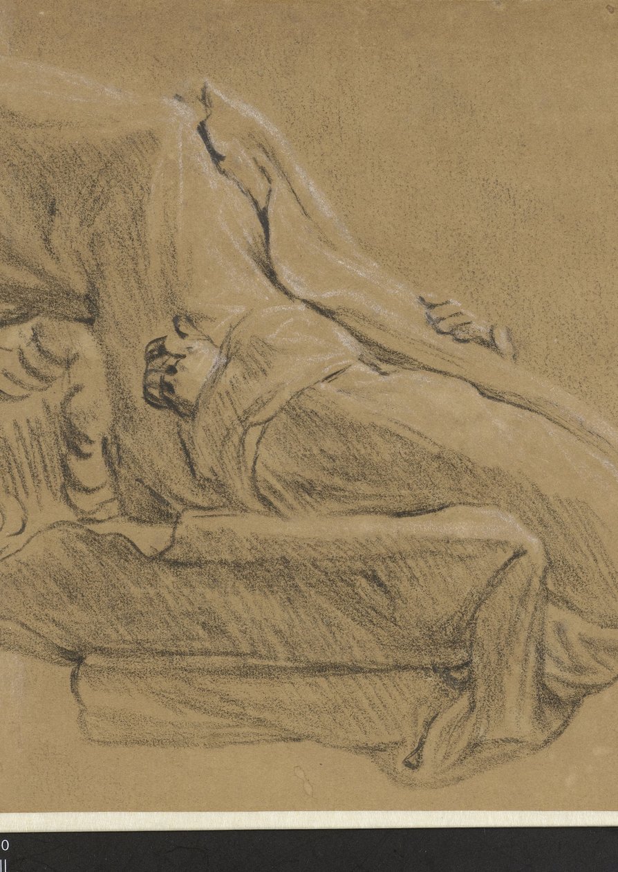 Istuva mies, vasemmalla tekijältä Cornelis Saftleven