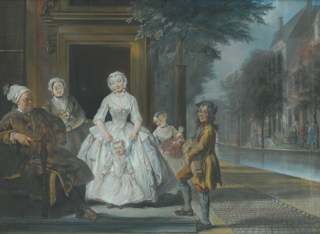 Urkumylly, 1743 tekijältä Cornelis Troost