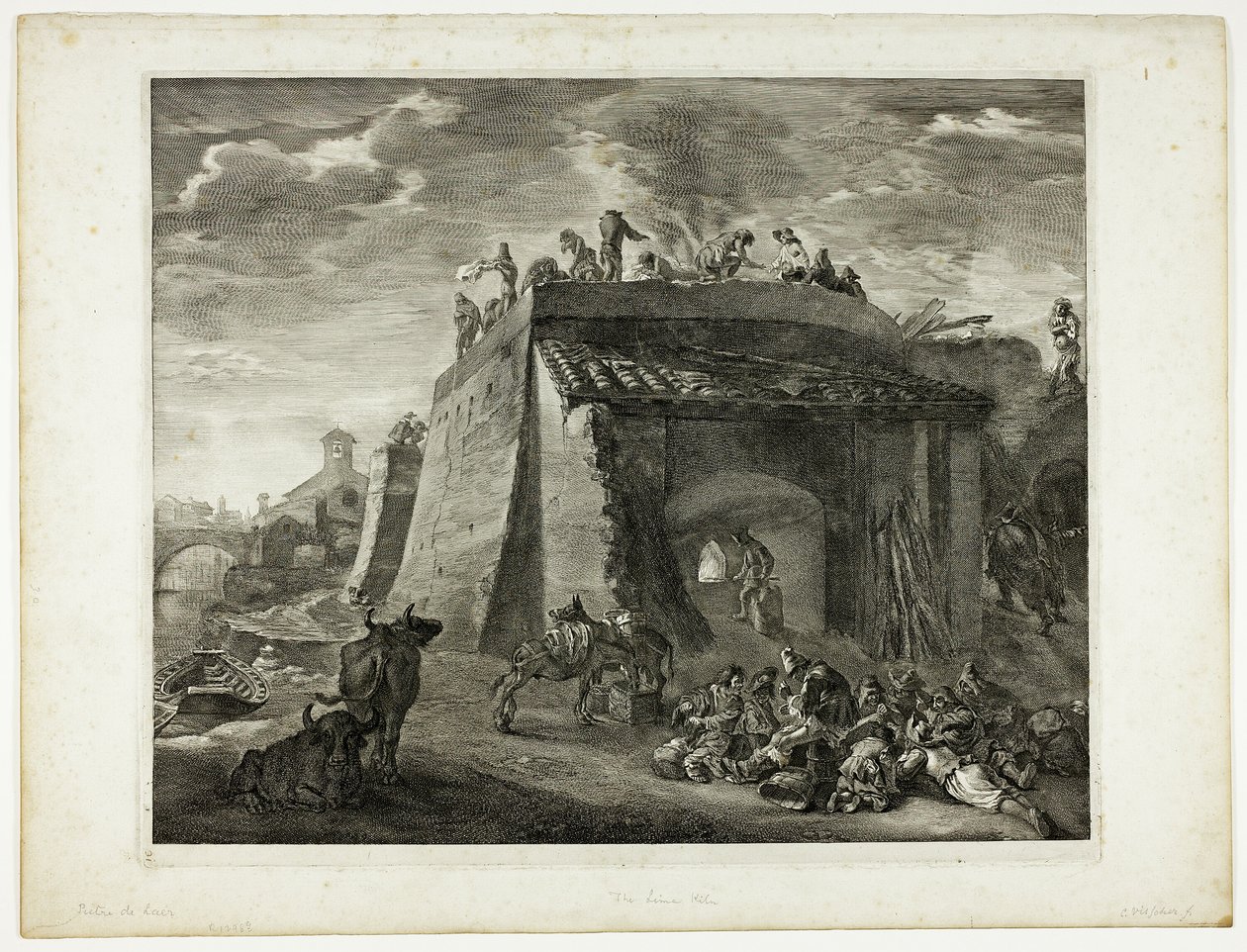 Lime-Kiln, Cabinet Reynst tekijältä Cornelis Visscher