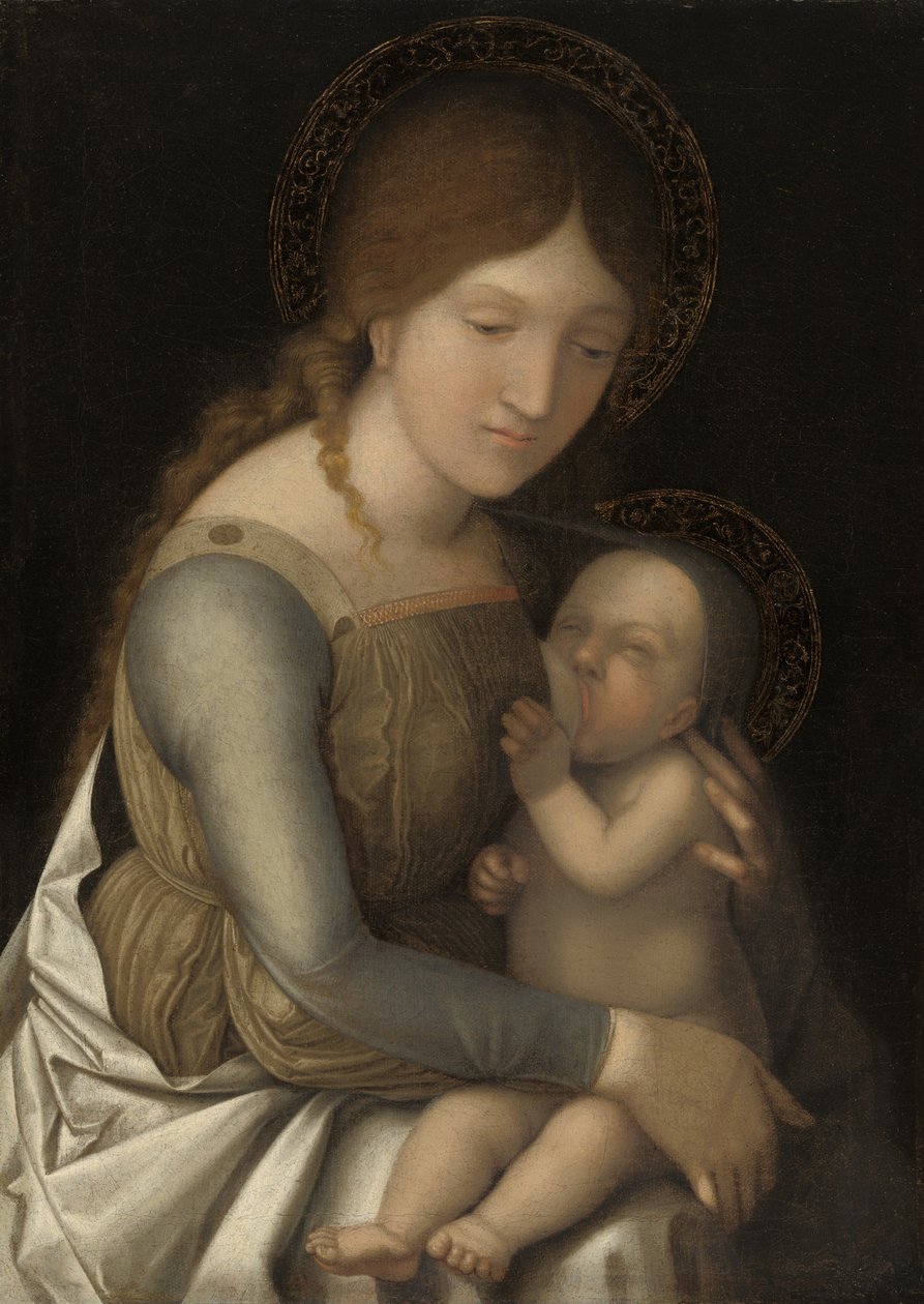 Madonna ja lapsi, n. 15051510. tekijältä Correggio