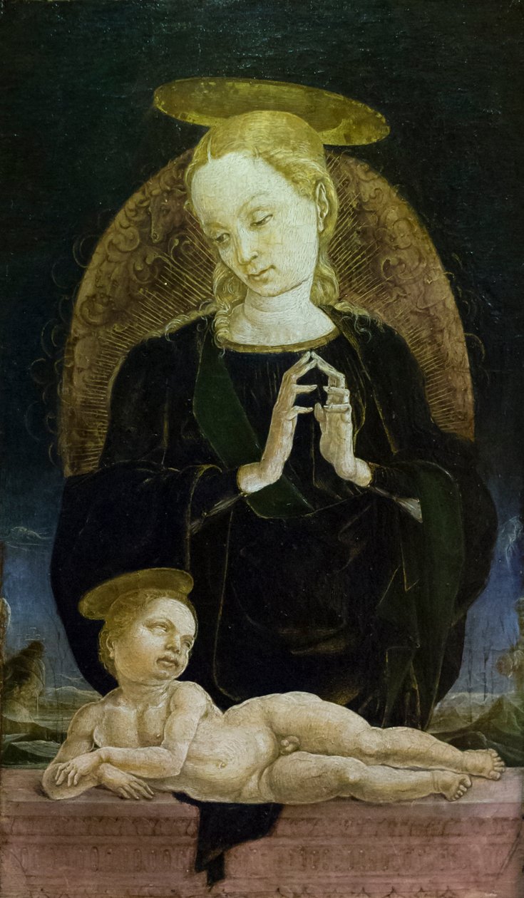 Madonna ja lapsi tekijältä Cosimo Tura