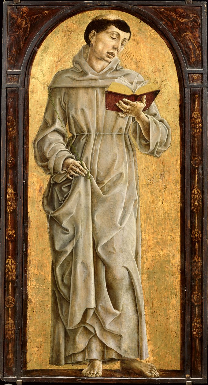 Pyhä Antonius Padovalainen (1195-1231) Lukeminen tekijältä Cosimo Tura