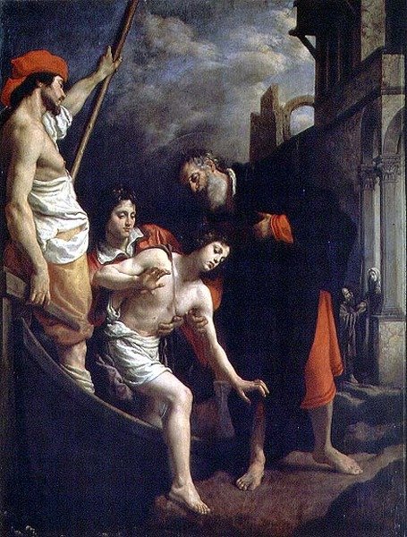 St. Julianin vieraanvaraisuus tekijältä Cristofano Allori