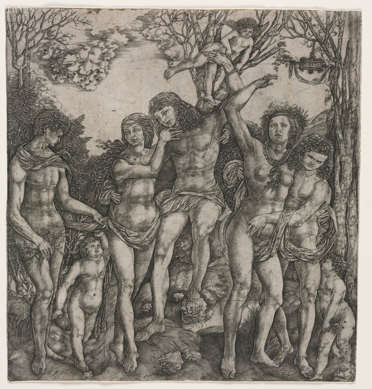 Allegoria lihallisesta rakkaudesta, c. 1530. tekijältä Cristofano Robetta