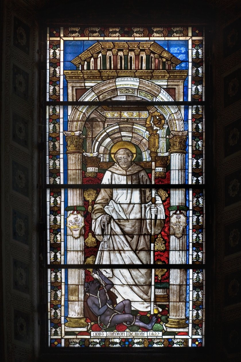 Saint Bernard (lasimaalaus) tekijältä Cristoforo de Mottis