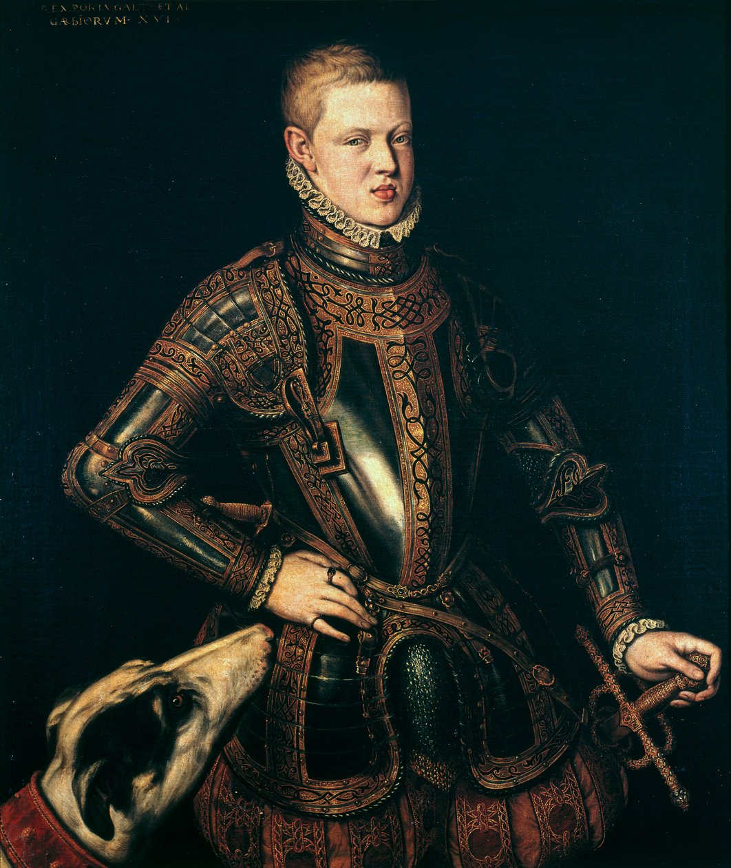 Portugalin kuningas Sebastian (1554-78), n. 1571 tekijältä Cristóvão de Morais