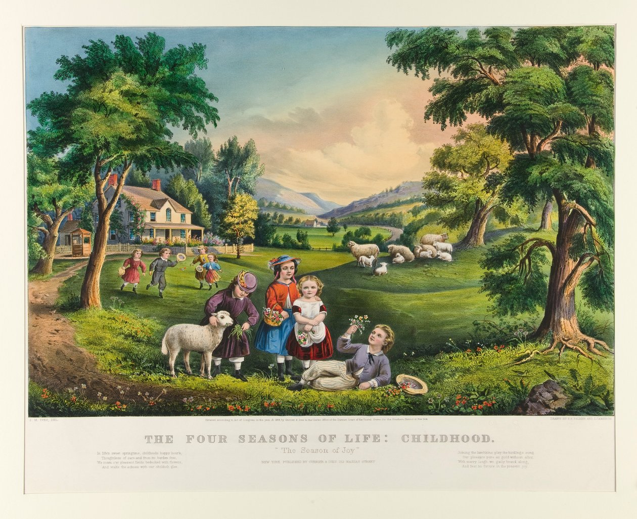 Elämän neljä vuodenaikaa: Lapsuus tekijältä Currier and Ives