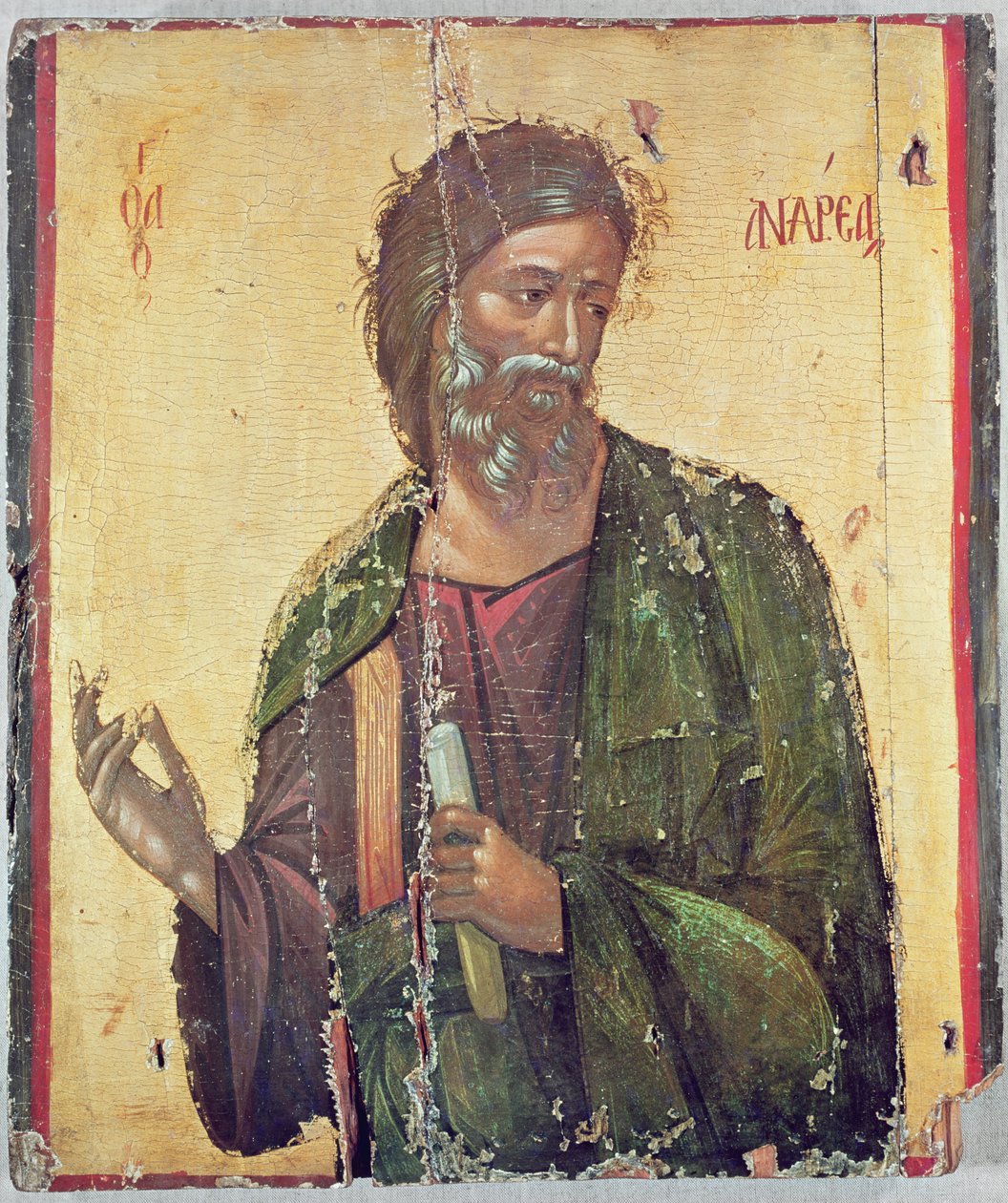 Pyhää Andreasta kuvaava ikoni tekijältä Cypriot