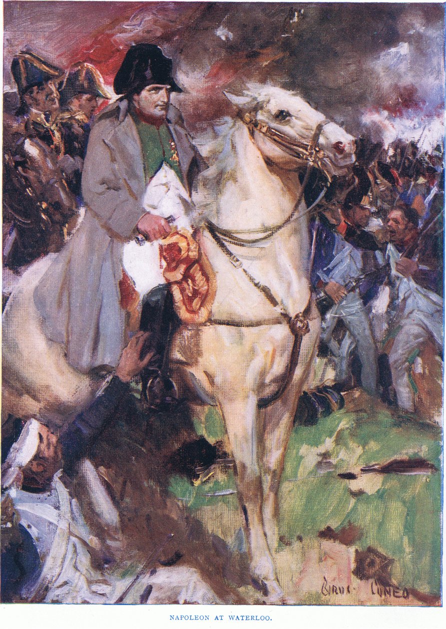 Napoleon Waterloossa 1815, 1915 tekijältä Cyrus Cuneo