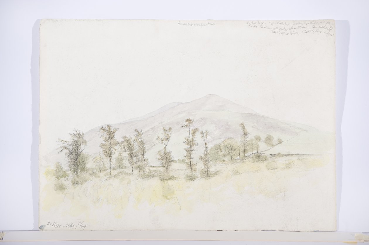Near New Abbey, n. 1916 (kynä ja wc paperilla) tekijältä Daniel Oliver