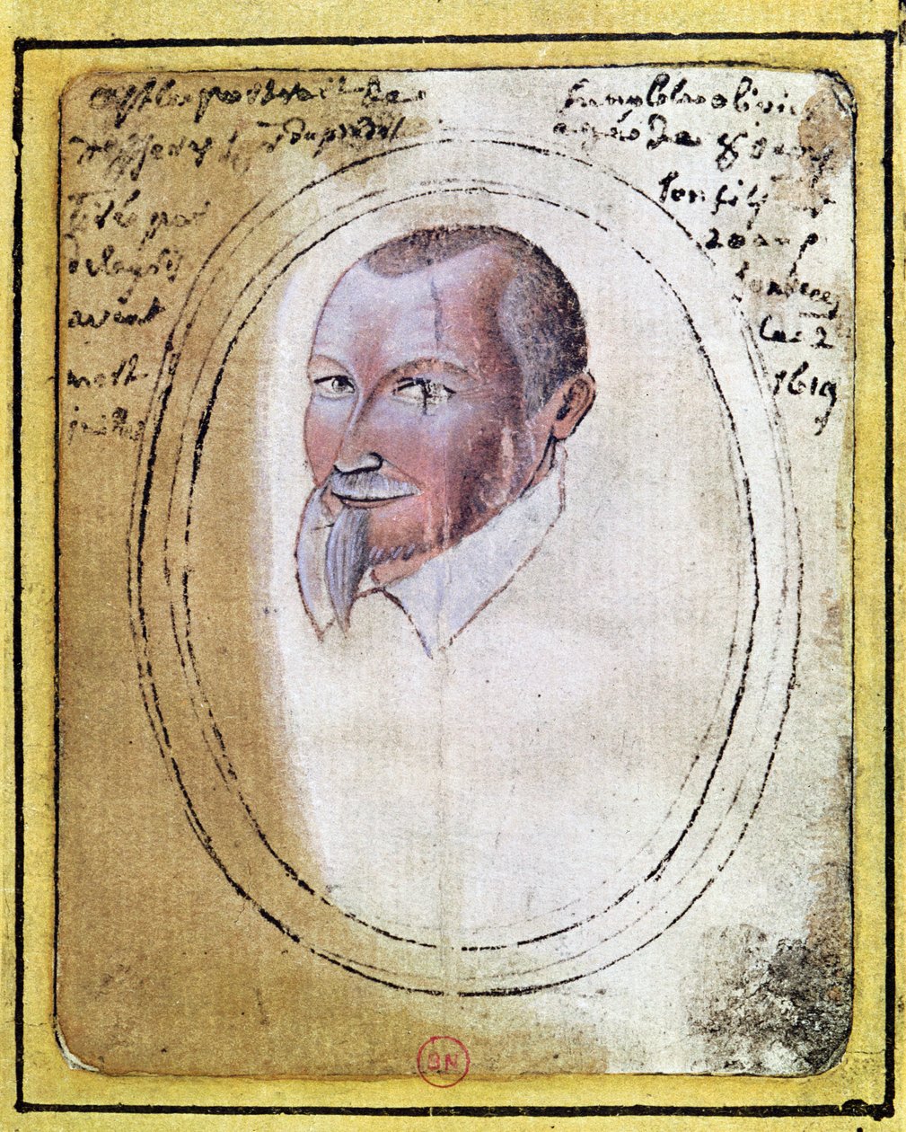 Muotokuva Olivier de Serresistä (1539-1619) tekijältä Daniel de Serres