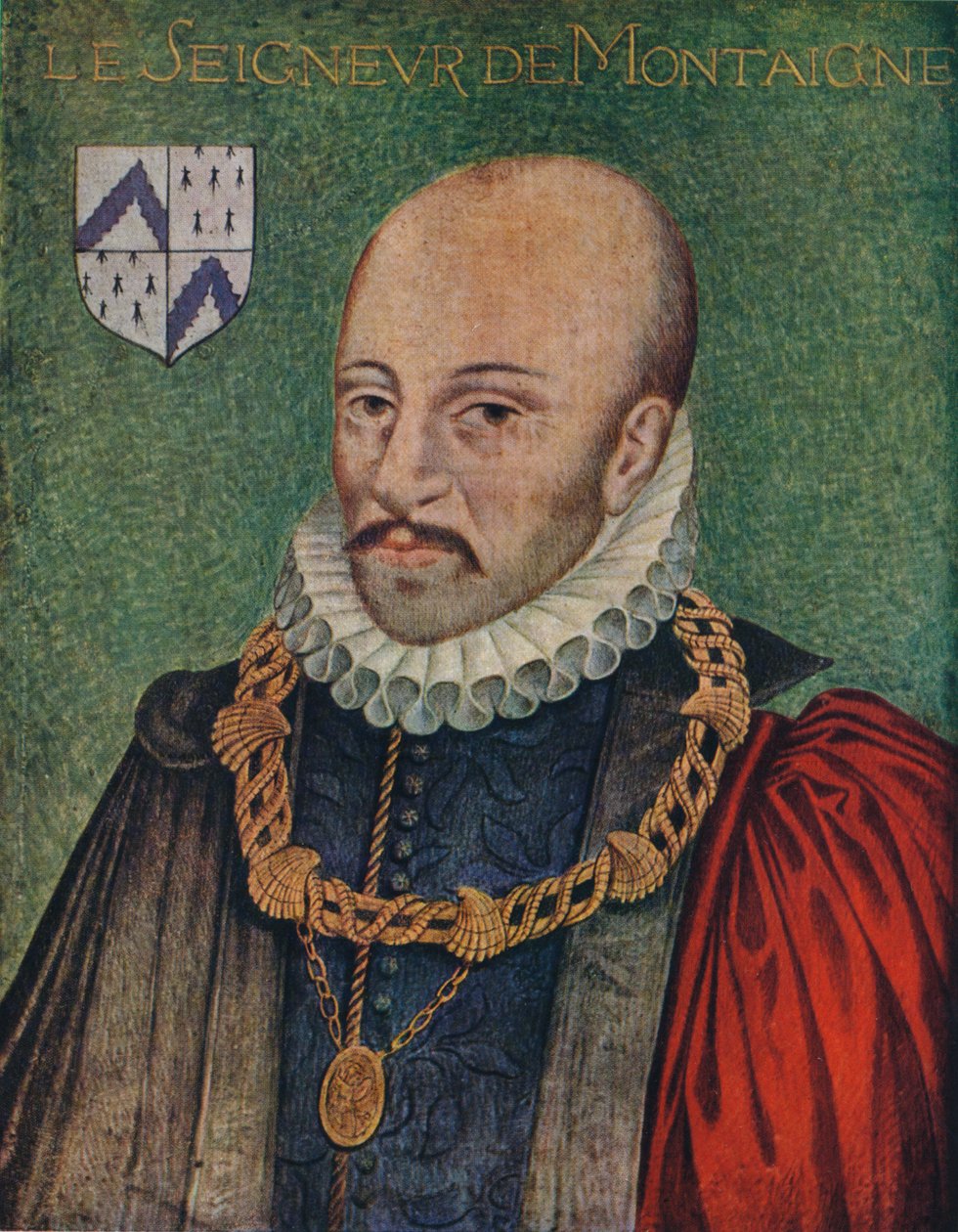 Michel Montaignen muotokuva, c1578, 1939 tekijältä Daniel Dumonstier