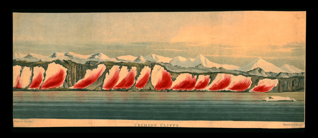 Crimson Cliffs, 1819. tekijältä Daniel Havell