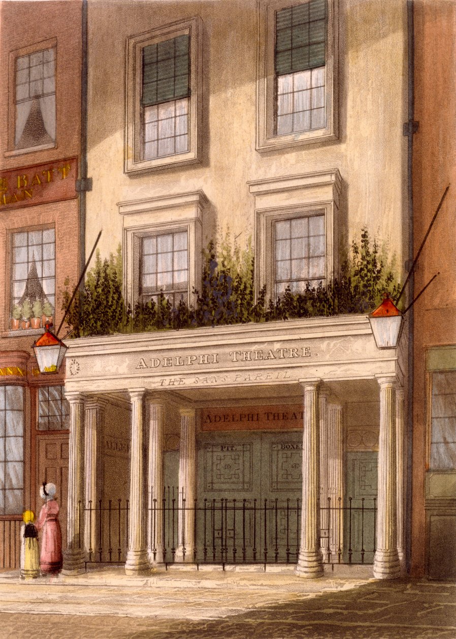 Sans Pareil -teatteri, 1826 tekijältä Daniel Havell