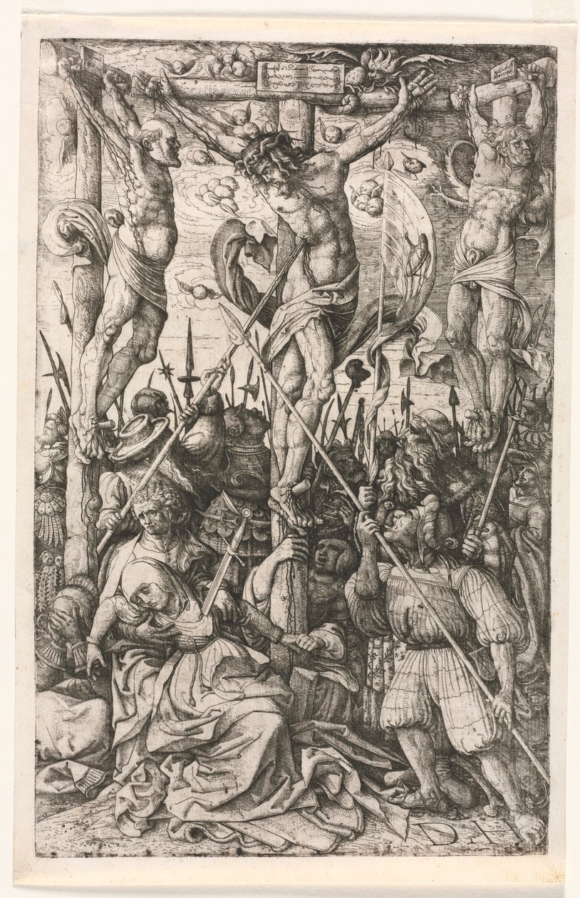 Golgata, n. 1520. tekijältä Daniel Hopfer