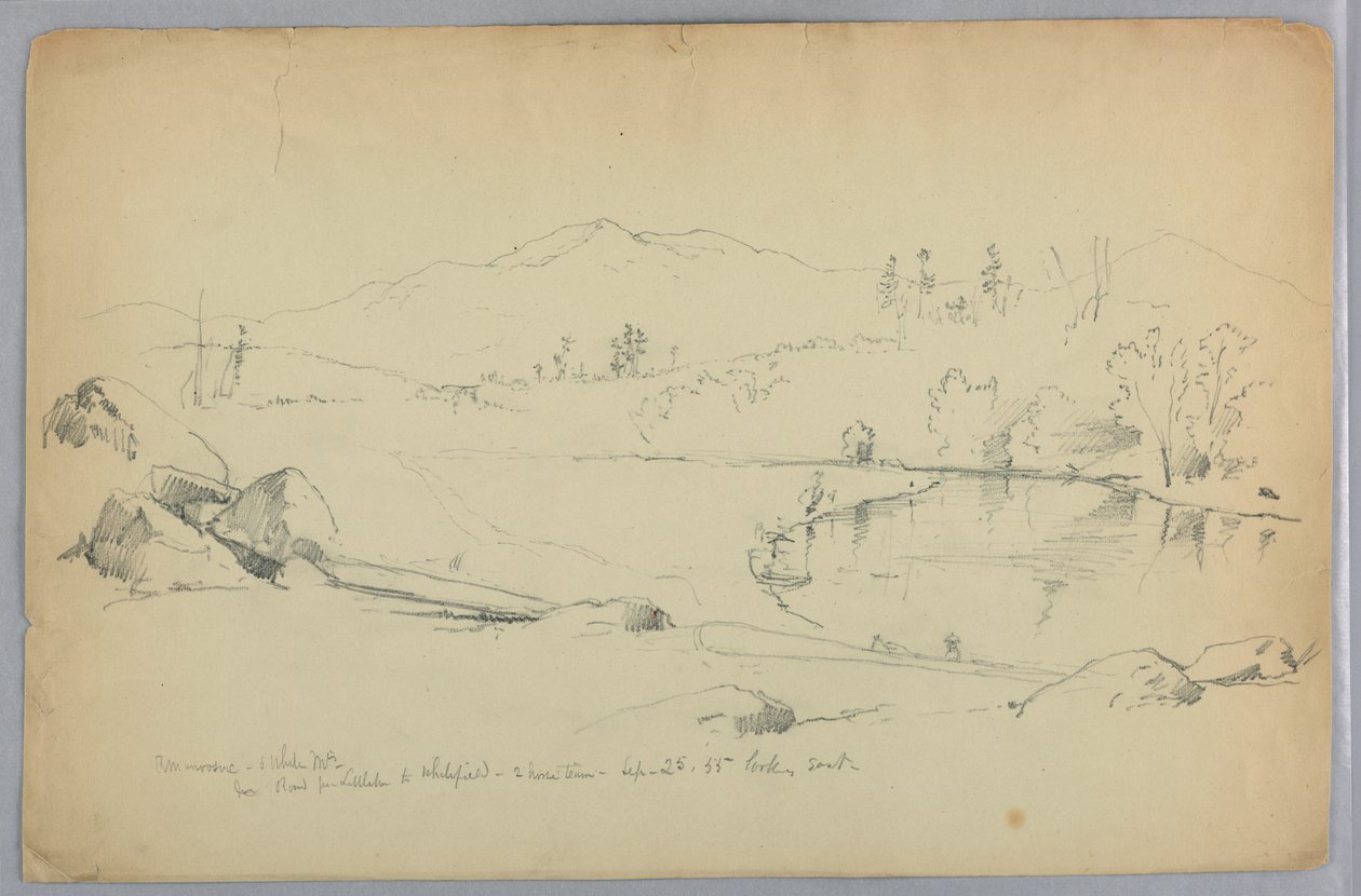 Ammonoosuc-joki ja White Mountains, N.H. tekijältä Daniel Huntington