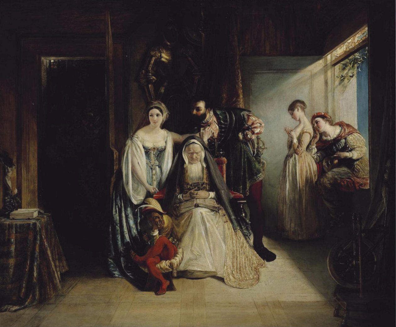 Francis I ja Diane de Poitiers tekijältä Daniel Maclise