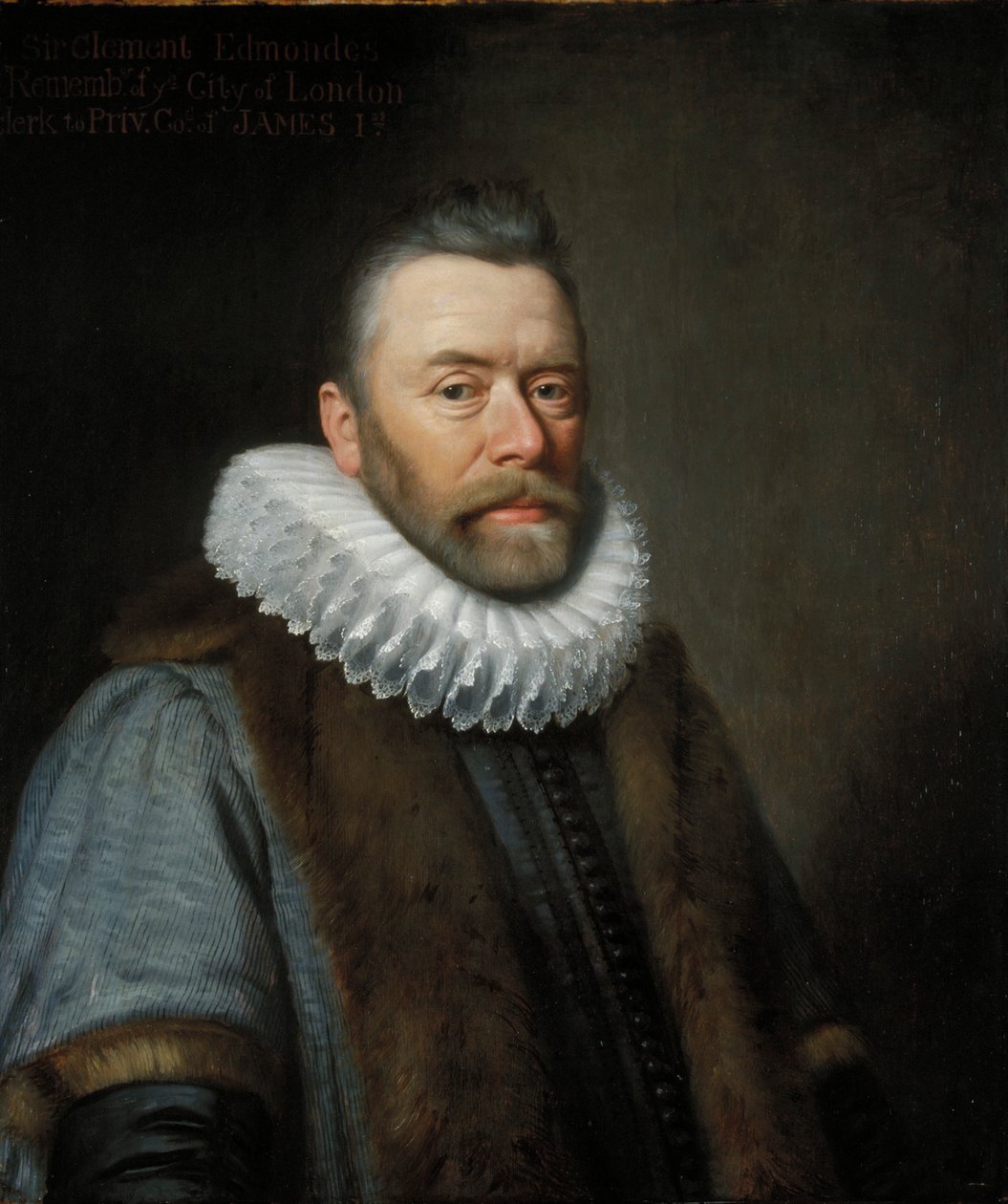 "Sir Clement Edmondes", 1600-luku. tekijältä Daniel Mytens