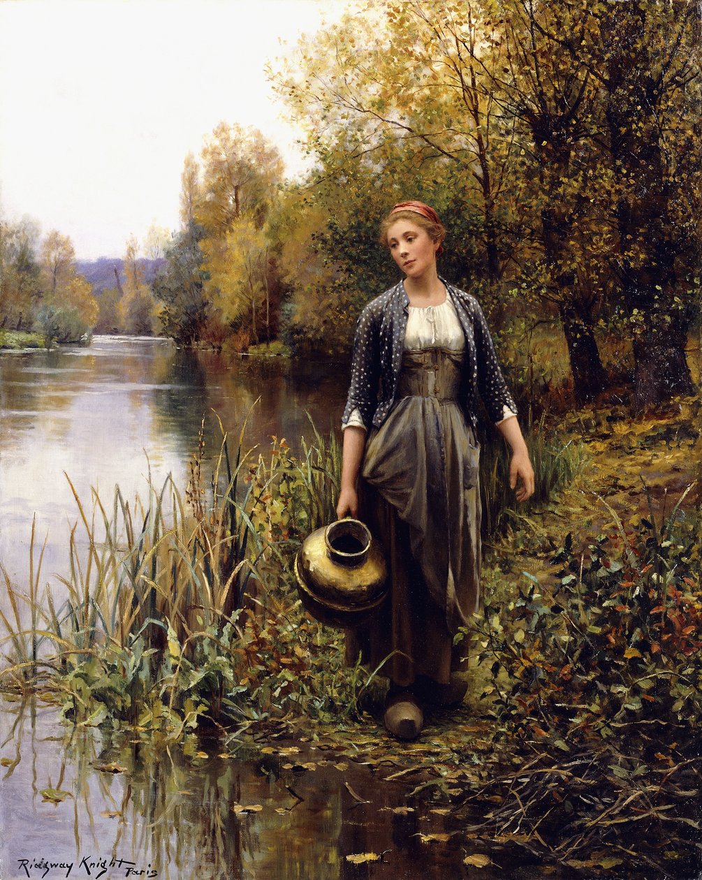 Veden äärellä, tekijältä Daniel Ridgway Knight