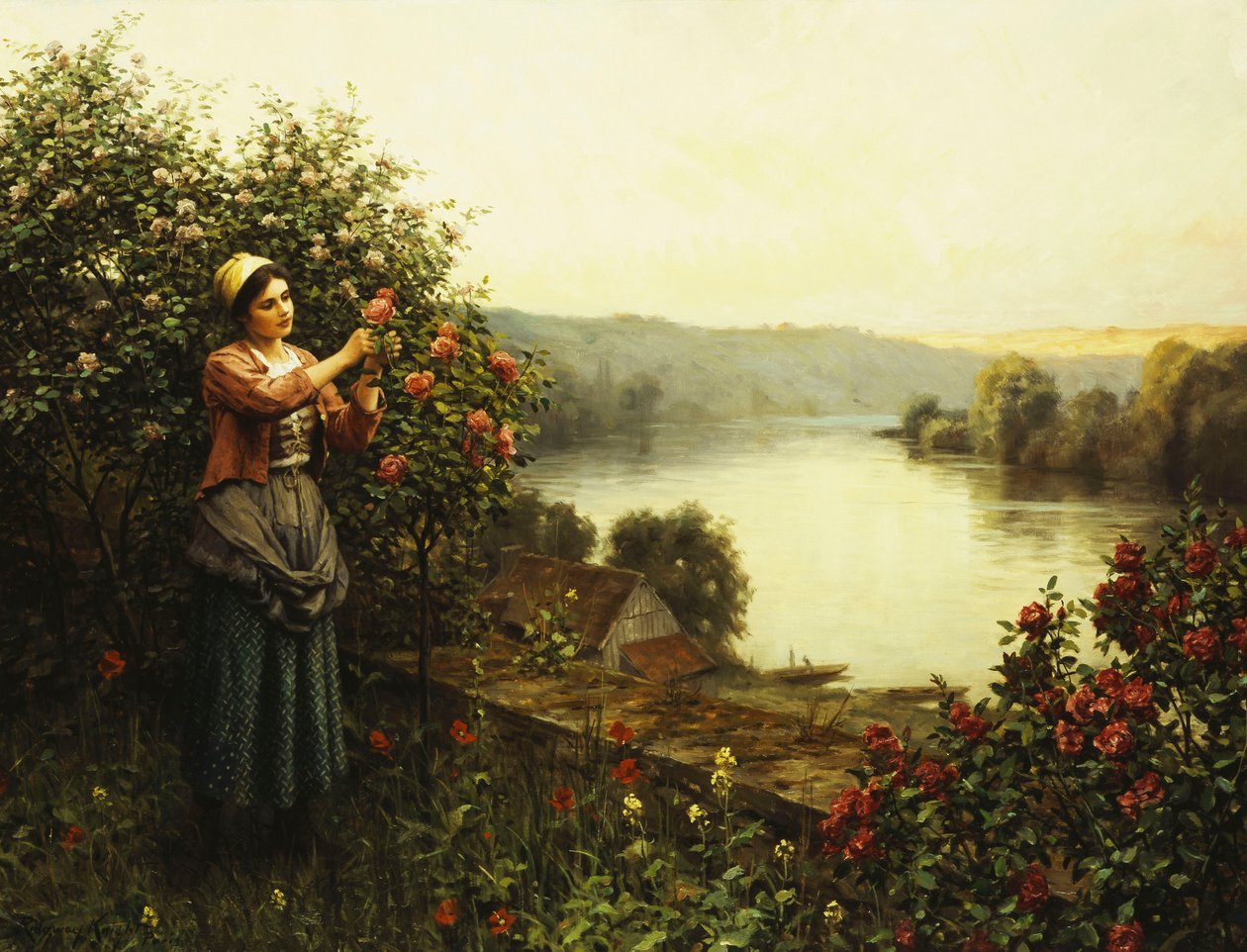 Kesäkukkia, tekijältä Daniel Ridgway Knight