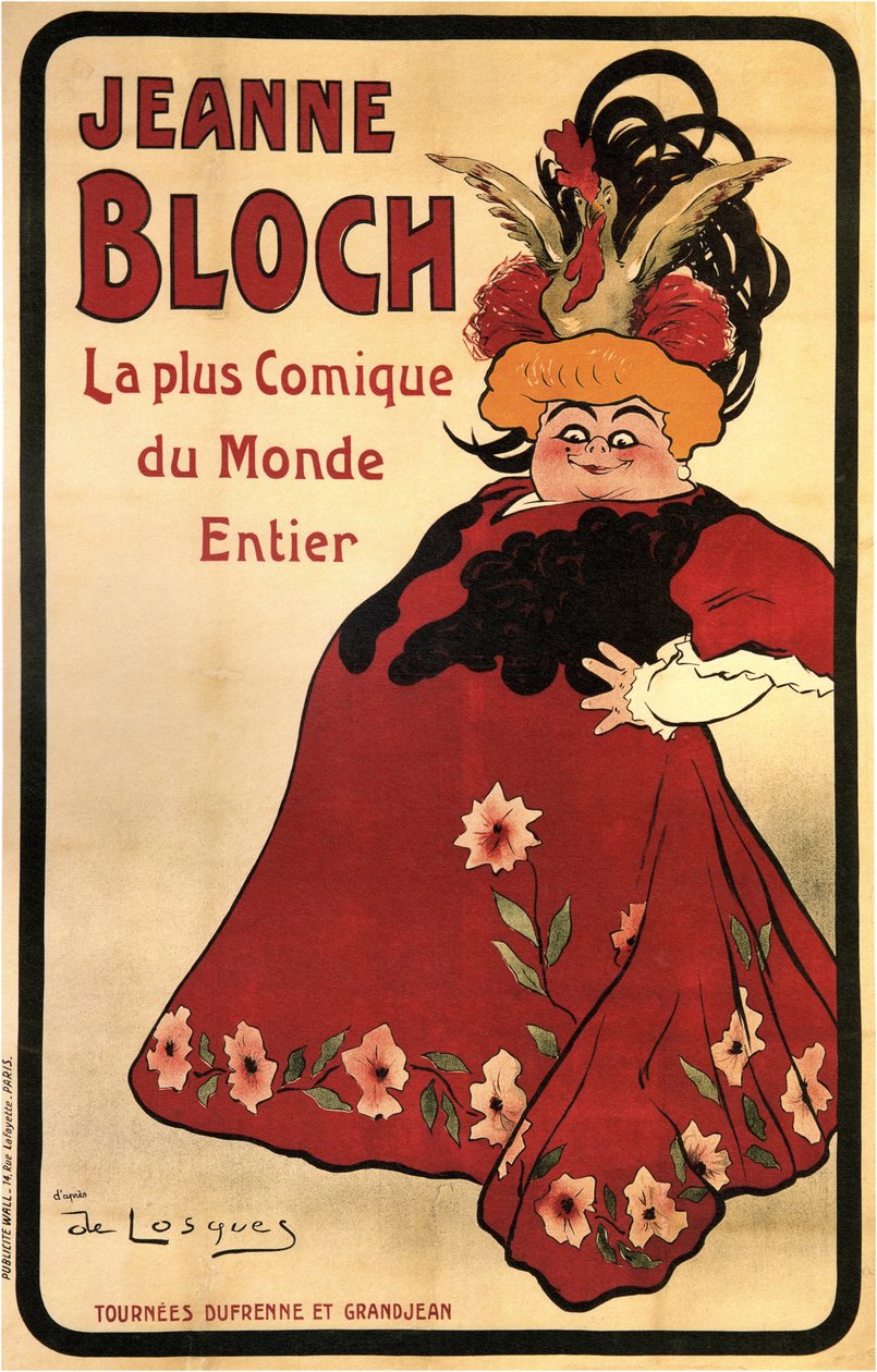 Jeanne Bloch, 1908 tekijältä Daniel de Losques