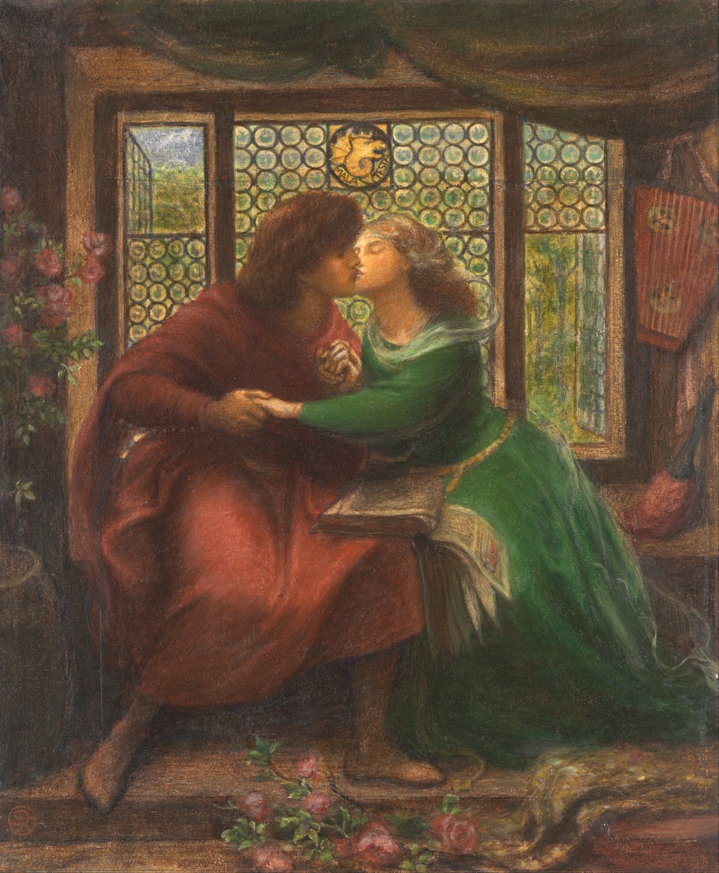 Paolo ja Francesca Riministä tekijältä Dante Gabriel Charles Rossetti
