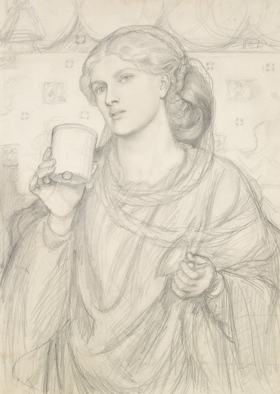 Loving Cup tekijältä Dante Gabriel Charles Rossetti