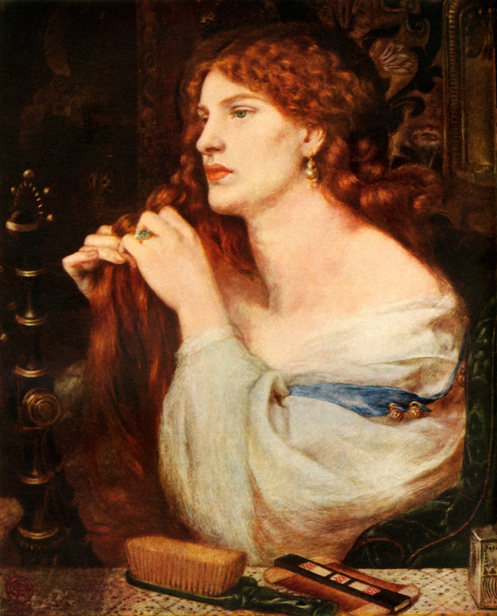 Aurelia Fazios rakastajatar, 1863-1873, 1948. tekijältä Dante Gabriel Charles Rossetti