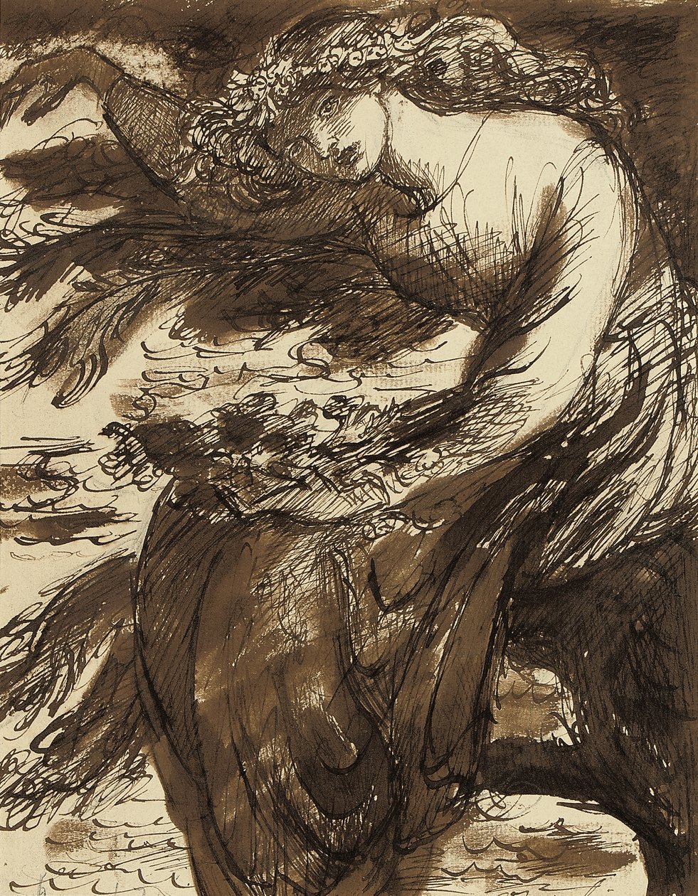 Ophelia, tekijältä Dante Gabriel Charles Rossetti