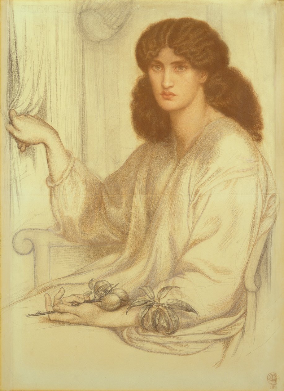 Hiljaisuus, 1870 tekijältä Dante Gabriel Charles Rossetti