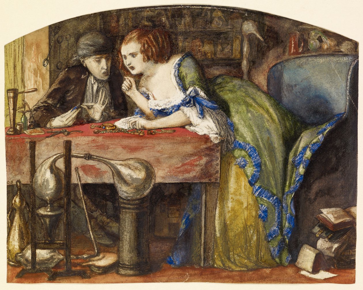 Laboratorio tekijältä Dante Gabriel Charles Rossetti