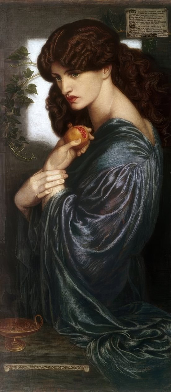 Proserpina tekijältä Dante Gabriel Charles Rossetti