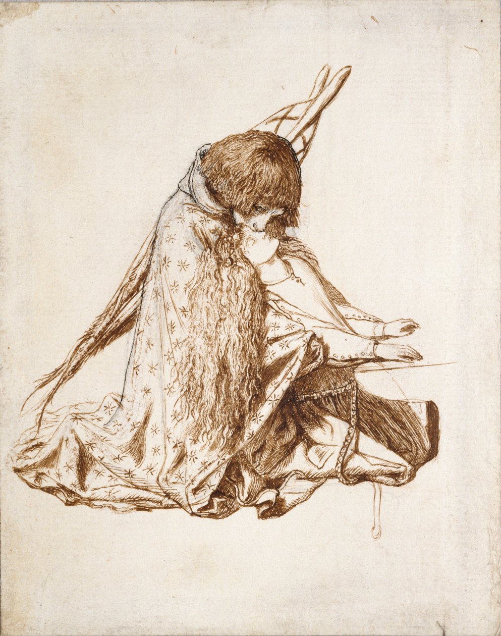 Pyhä Cecilia, 1850-luku tekijältä Dante Gabriel Rossetti