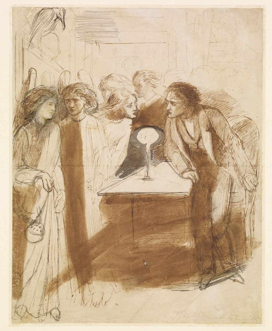 Korppi - Enkelin jalanjäljet tekijältä Dante Gabriel Rossetti