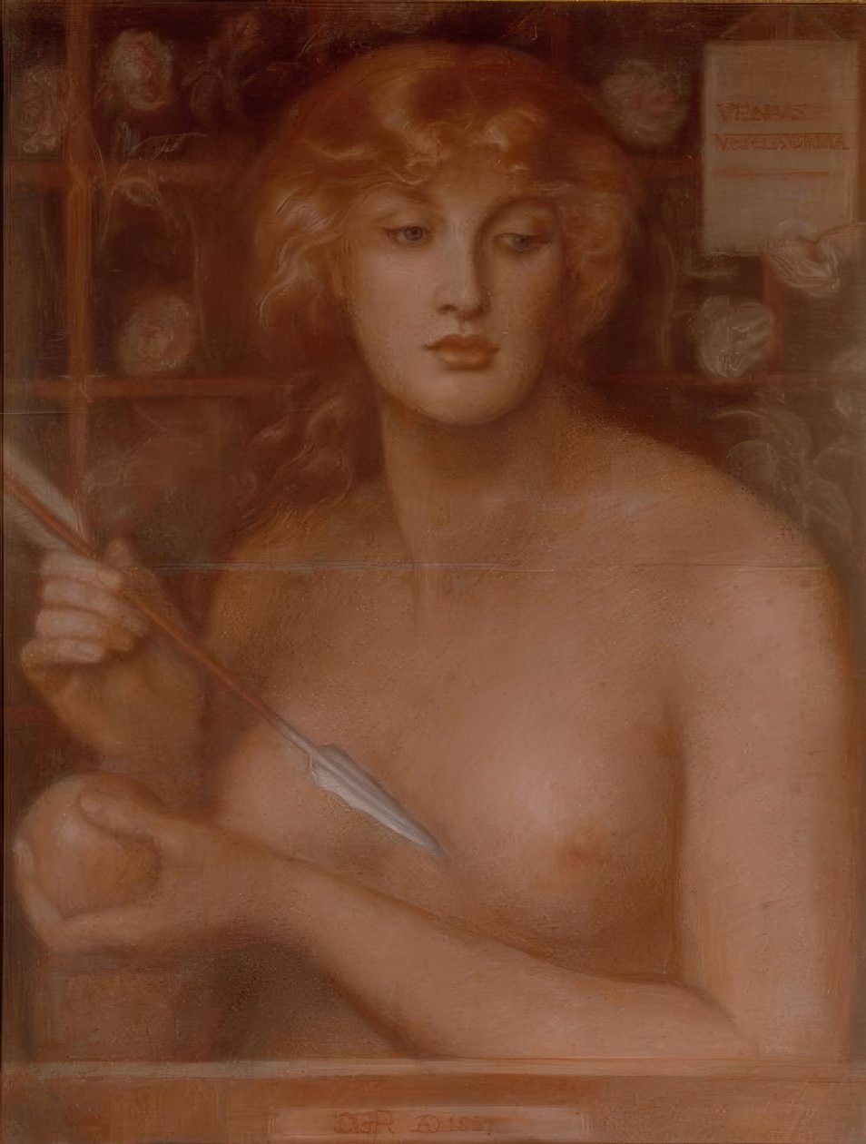 Venus Verticordia tekijältä Dante Gabriel Charles Rossetti