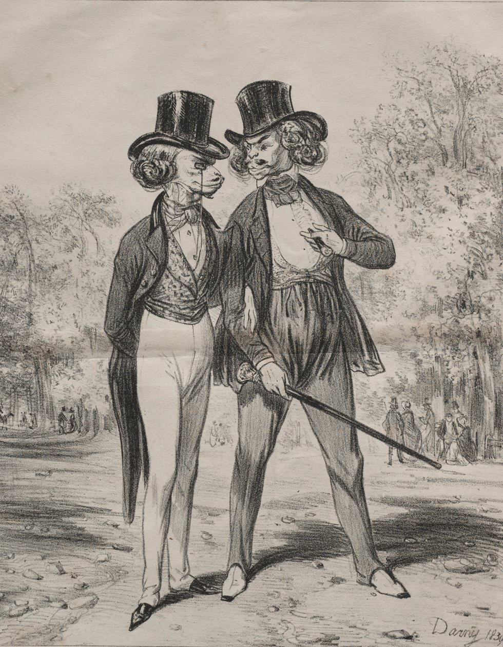 Uskomattomia modeja. Syksyn leijonat, 1839. tekijältä Darny