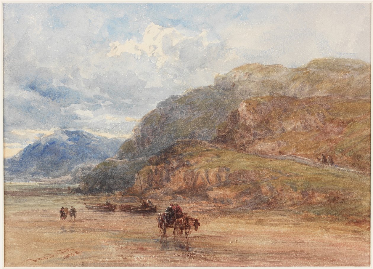 Vuoristomaisema (vartalon väri) tekijältä David Cox