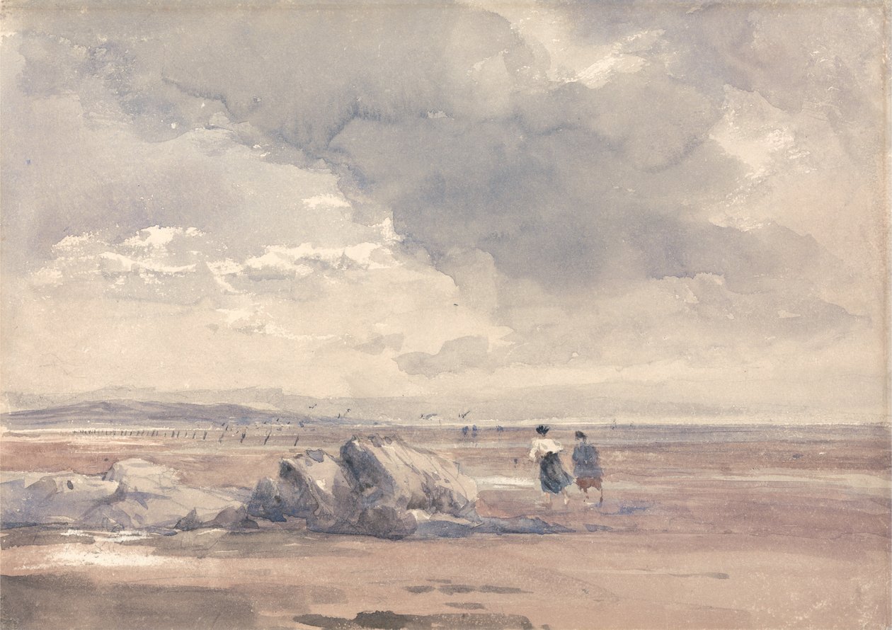 Lancaster Sandsilla, laskuveden aikaan tekijältä David Cox