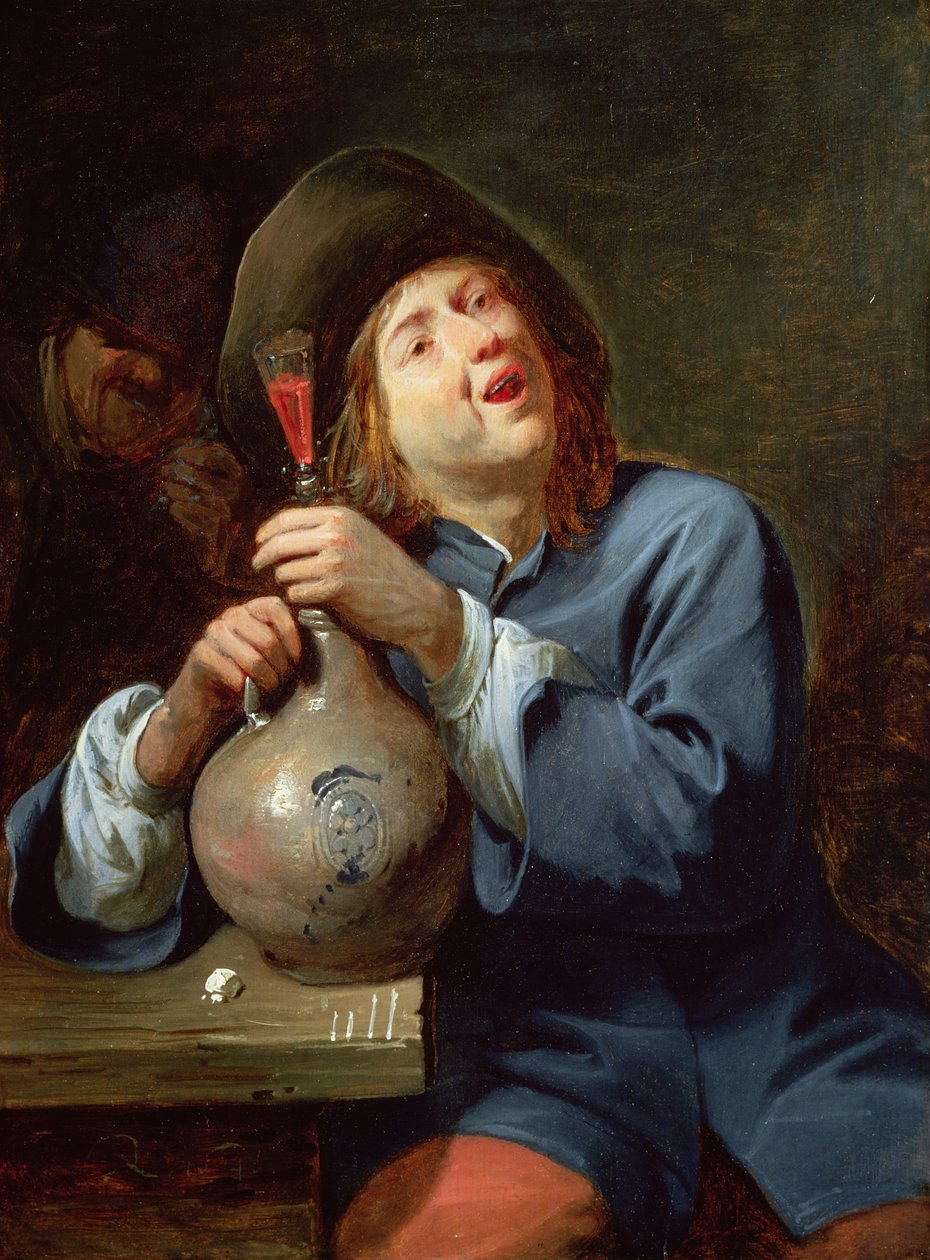 Laulaja, 1644 (paneeli) tekijältä David II Ryckaert