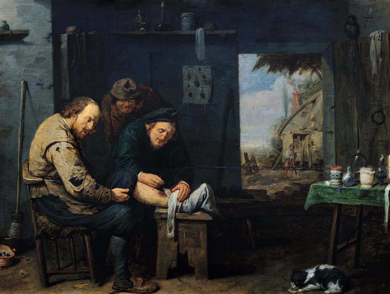 Ang Surgeon, 1638 finn tekijältä David III Ryckaert