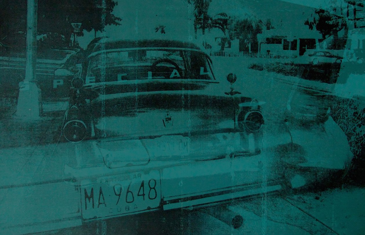 Abstrakti vihreä auto tekijältä David Studwell