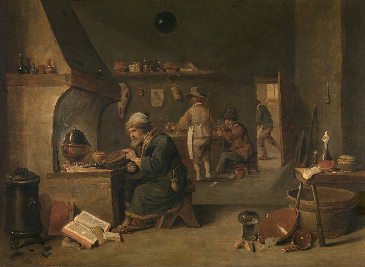 Alkemisti tekijältä David Teniers the Younger