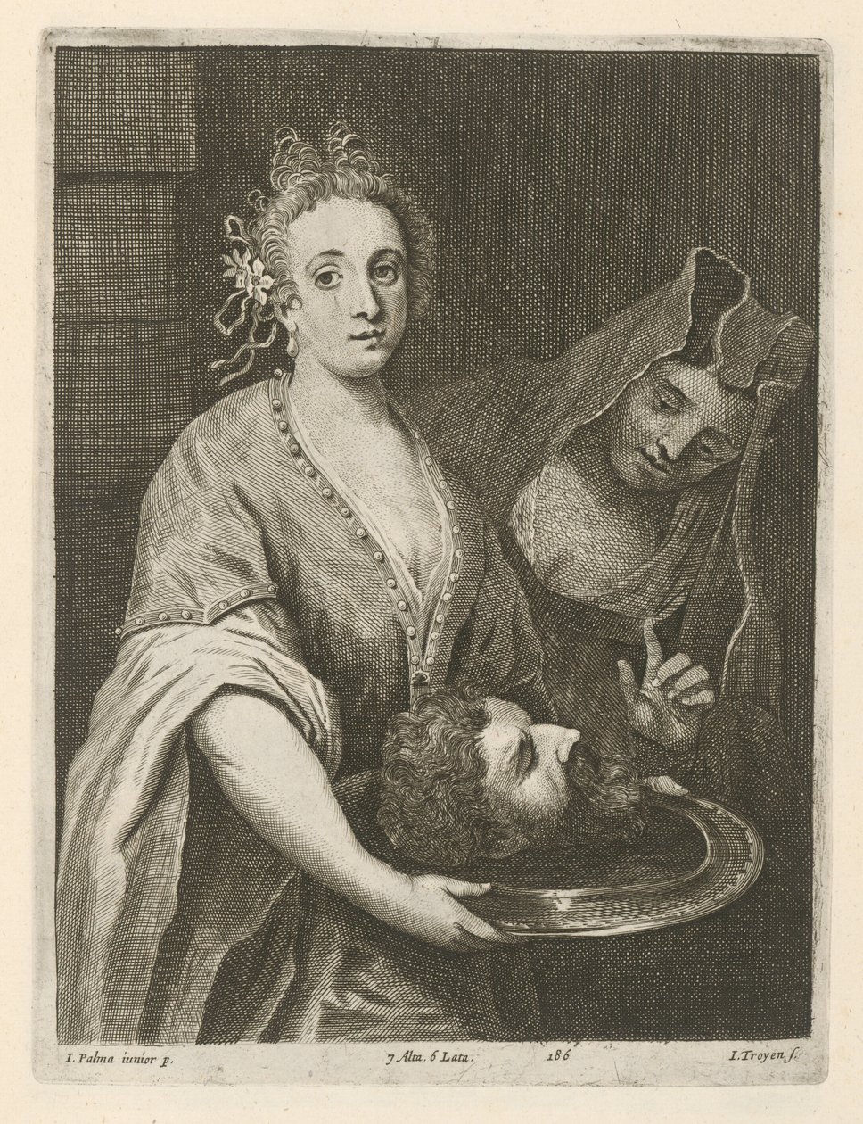 Salome ja Johannes Kastajan pää tekijältä David Teniers the Younger